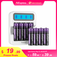 2A 3000mWh 1.5V AA Li-ion Rechargeable Battery 4 Slot Charger,Flashlights, shavers, Electric Toothbrushes, Hairball Trimmers