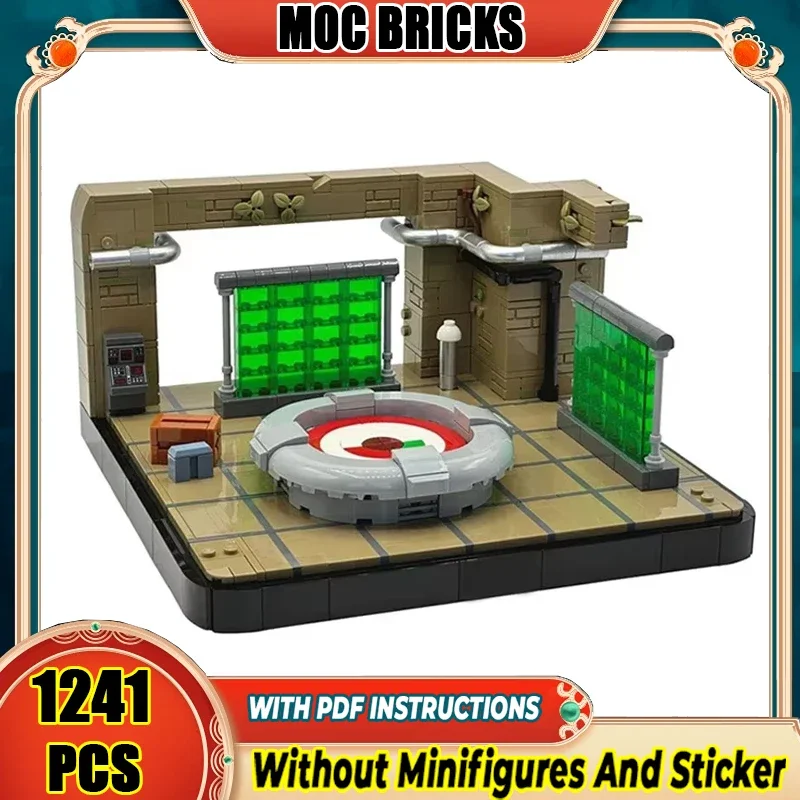 

Звездный фильм серии Moc, строительные кирпичи, база посланий, стратегический центр, модель здания, технология, модульные блоки, строительные блоки, игрушки, подарки