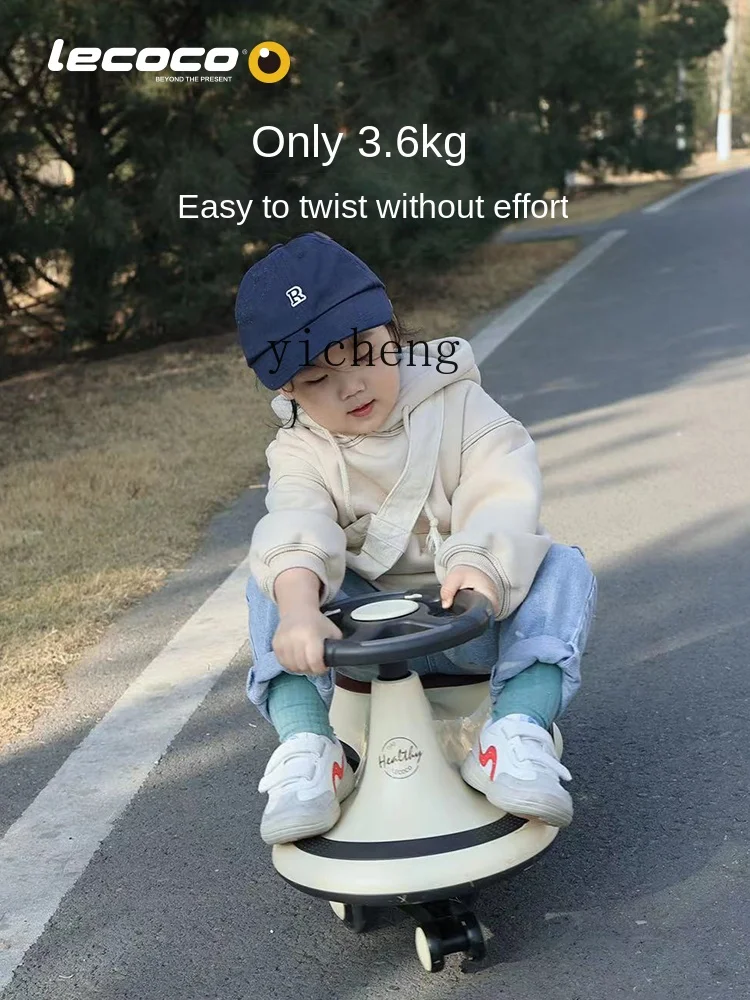 XL Swing Car Children 1-3 Years Old Anti-Rollover Male and Female Baby Luge