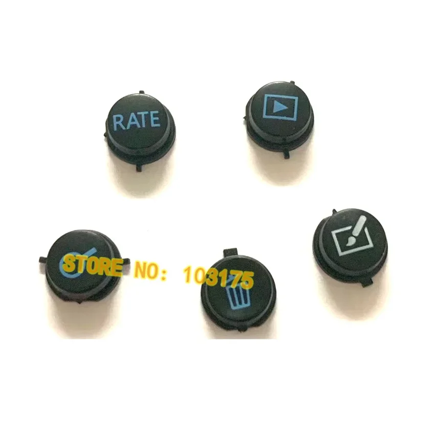 5 قطعة من مجموعة جديد الأصلي الغطاء الخلفي الخلفي القائمة معدل التشغيل زر مفتاح لكانون EOS 5D3 5D مارك III 5DIII كاميرا رقمية جزء