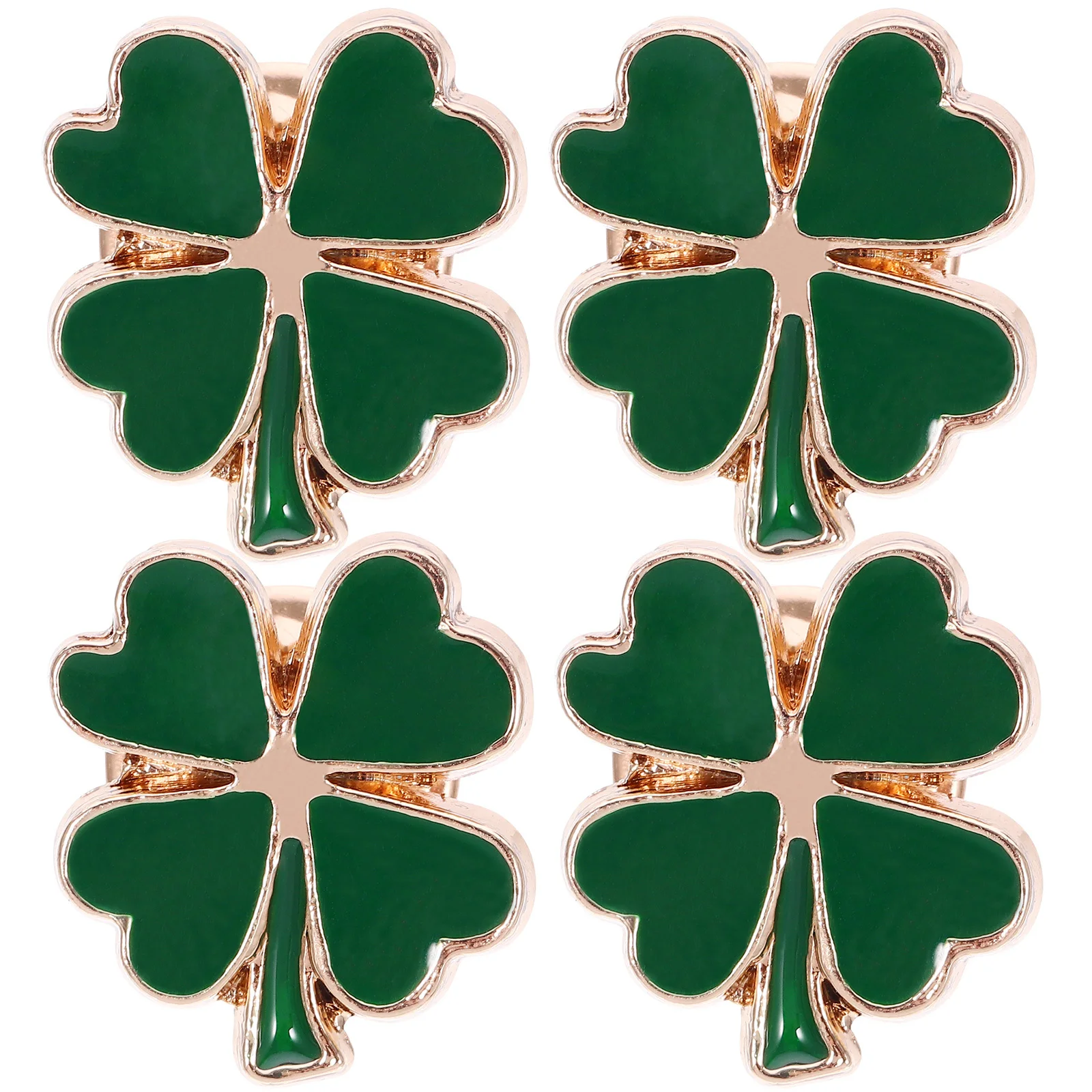 4 قطع دبوس بروش رائع على الطراز العتيق زينة عيد القديس باتريك للملابس والقبعات والأحذية