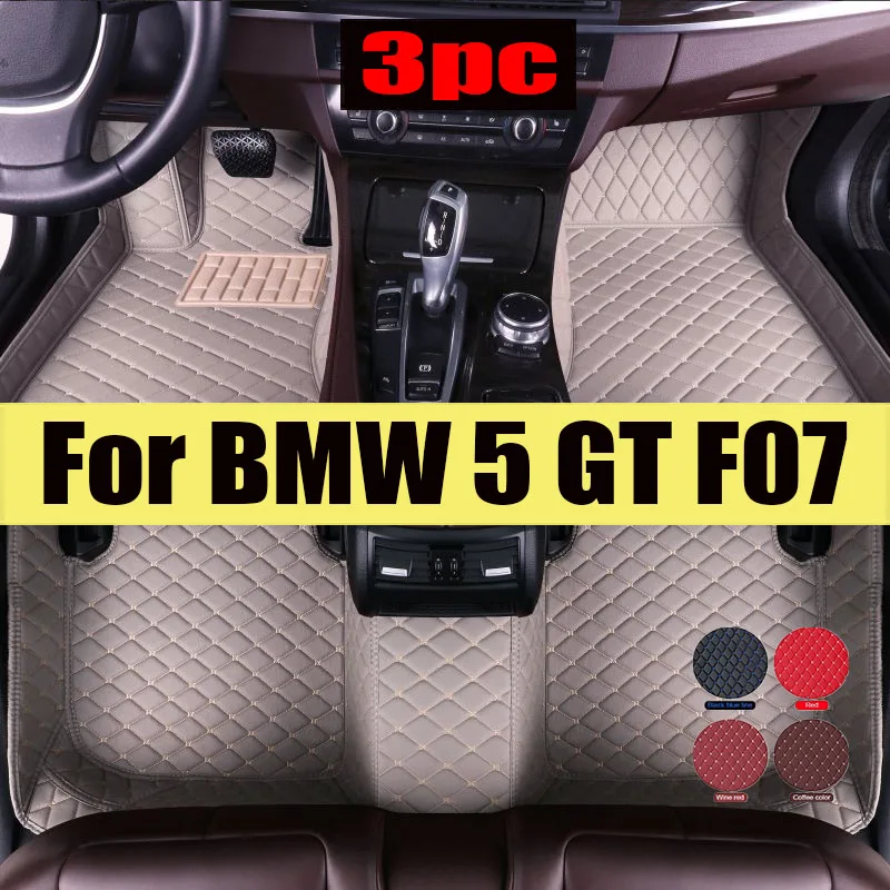 

Car floor mats for BMW 5 GT F07 535i 528i（Five seats）2014 2015 2016 2017 Auto Pads Automobile Carpet Cover Interior trunk mat