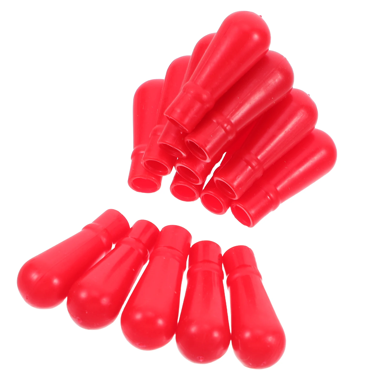 

40pcs Red Silicone Dropper Head Cap Ball Pipette Bulb Tips Leakproof Chemical Resistant Universal Fit For Glass Pipettes