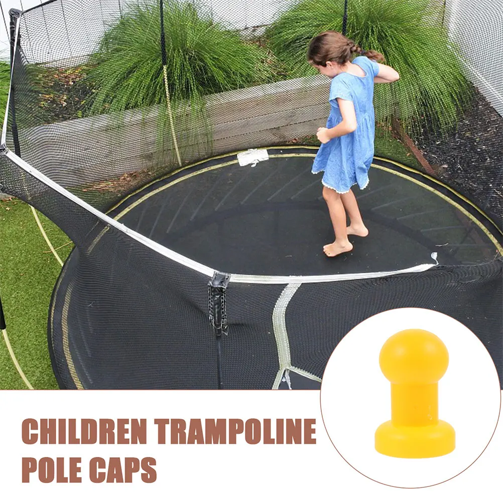 

16pcs Durable Plastic Replacement Rod Covers Wear-Resistant Pole Caps For Kids Trampoline Parts Accessories Sport Supplies