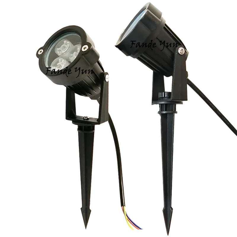 New Style High power Garden Lawn Lamp 220V 110V 12V Outdoor LED Spike Light 3W 9W Path Landscape Waterproof Spot Bulbs