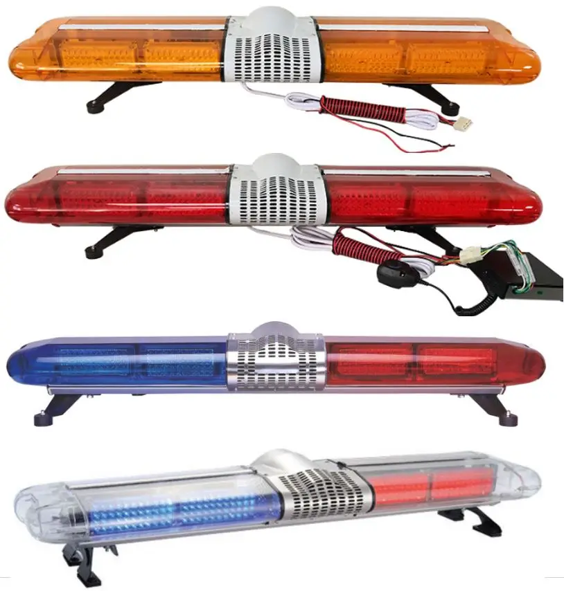 High quality led light bar lightbar with built in speaker and siren ambulance firefighter led lightbar with siren&speaker horn