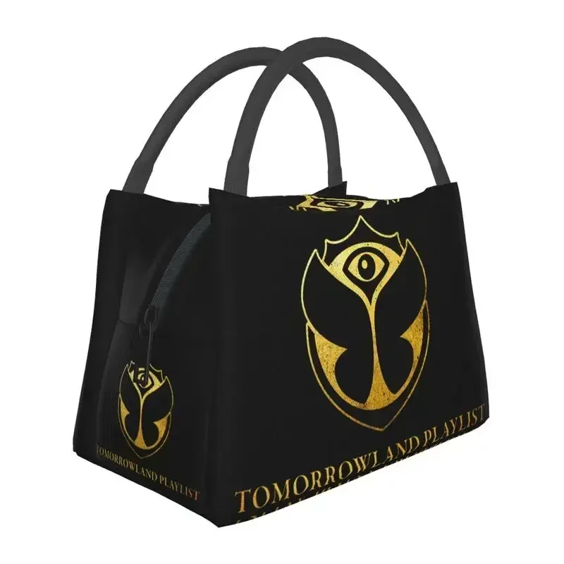 Tomorrowland Insulated Lunch Bag for Belgian Electronic Dance Music Festival Thermal Cooler Lunch Box Office Picnic Travel