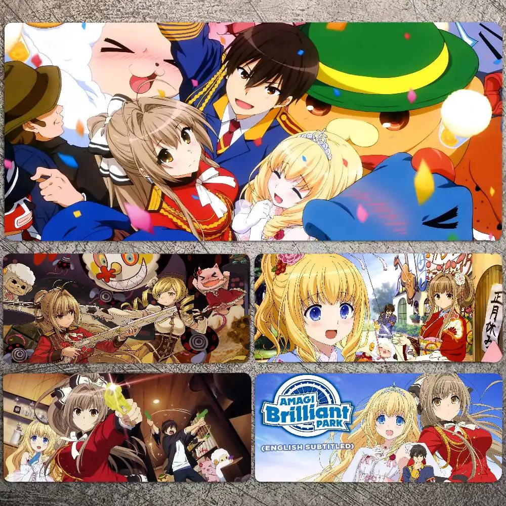 Amagi B-Brilliant Park Anime Mousepad Non-slip Suitable For Office Computers Laptops E-sports Game Desk Mats XXL Keyboard