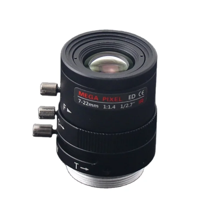 

3-мегапиксельный объектив с ручной диафрагмой и креплением CS 1/2,7 дюйма, 7–22 мм