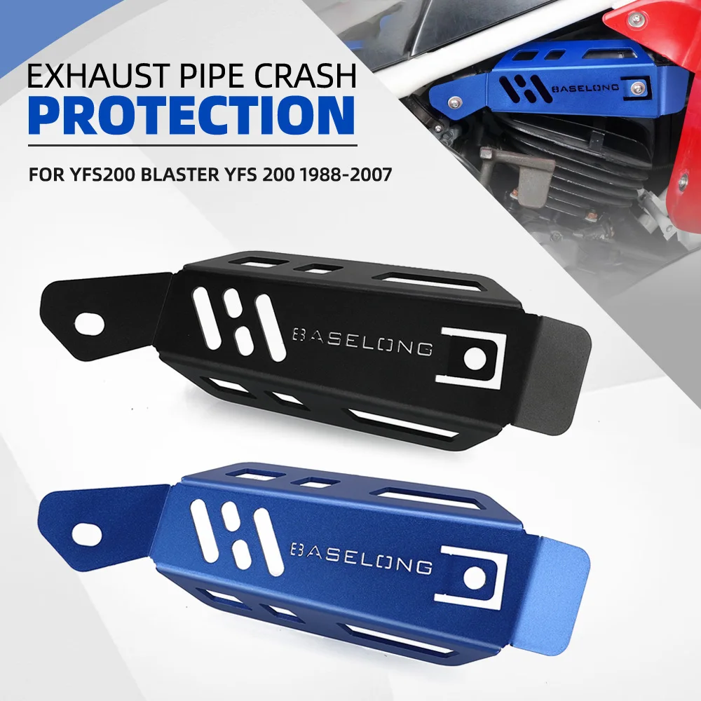 

For Yamaha YFS200 Blaster YFS 200 1988-2007 Motorcycle Accessories Exhaust Pipe Crash Protector Exhaust Heat Shield Protector