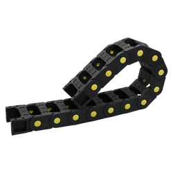 Bridge Type 2 Pcs Towline 35*75mm R100 Cables Water Pipe Air Pipe Chains for Machine Transmission  Drag Chain Each 1m Length