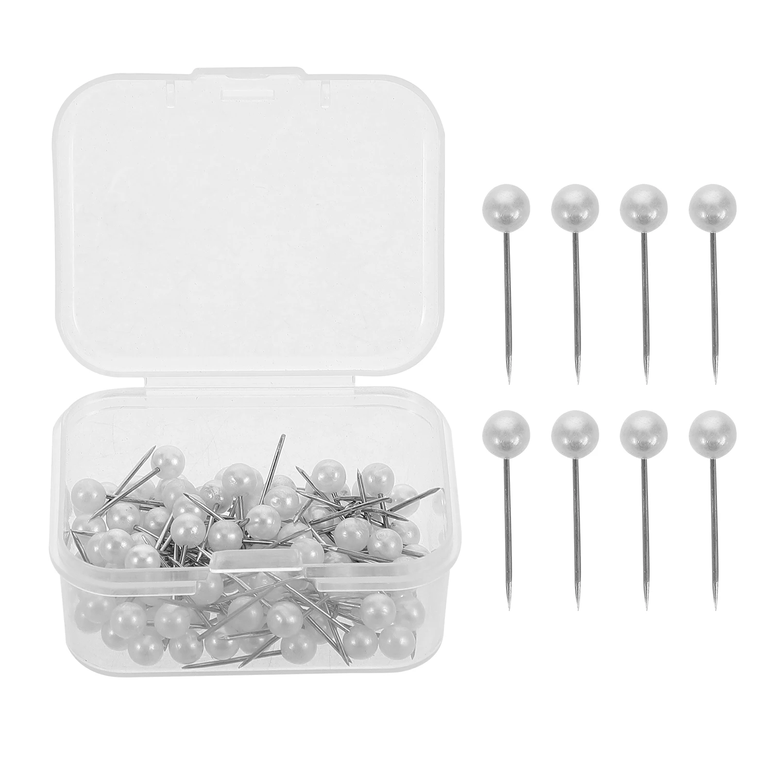 

500pcs Pearl Head Straight Pins For Fabric Quilting Knitting Supplies Diy Crafts Decoration Ball Head Straight Pin Sewing