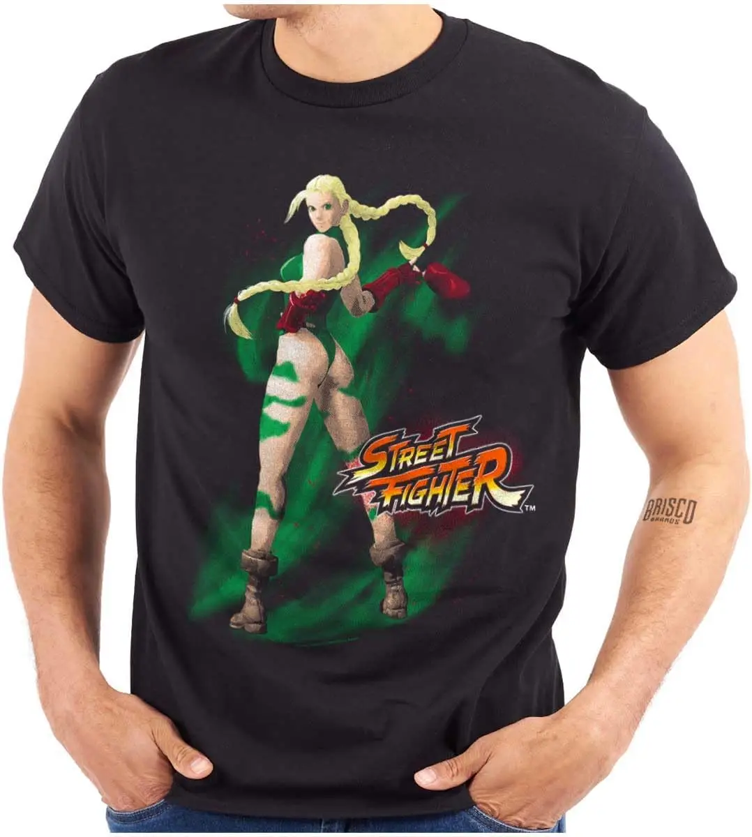 Brisco Brands  Cammy 90s Video Gamer  Tees High Quality 100%Cotton Short Sleeve