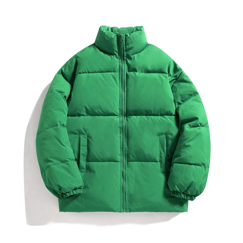 Parkas gruesas y cálidas de gran tamaño para hombre y mujer, abrigo Harajuku de burbujas coloridas, ropa de calle de Hip Hop, chaqueta de invierno,