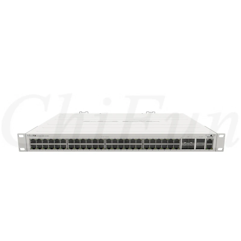 Mikrotik CRS354-48G-4S+2Q+RM 48 port switch will rock any setup including 40 Gbps devices