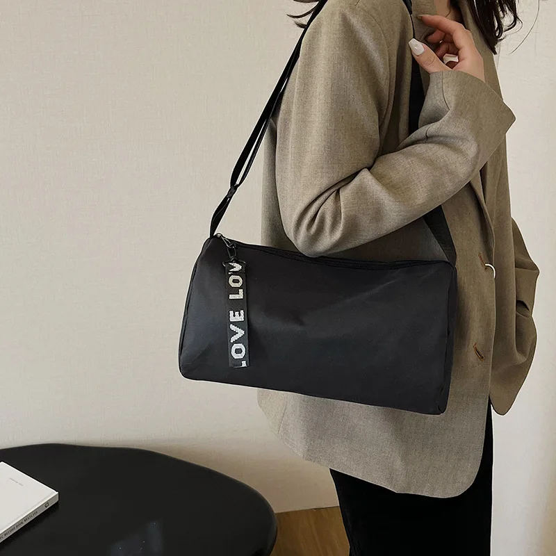 

Легкая сумка-цилиндр, повседневная сумка-мессенджер, сумка через плечо большой вместимости для коротких поездок, спортивный тренировочный рюкзак для фитнеса