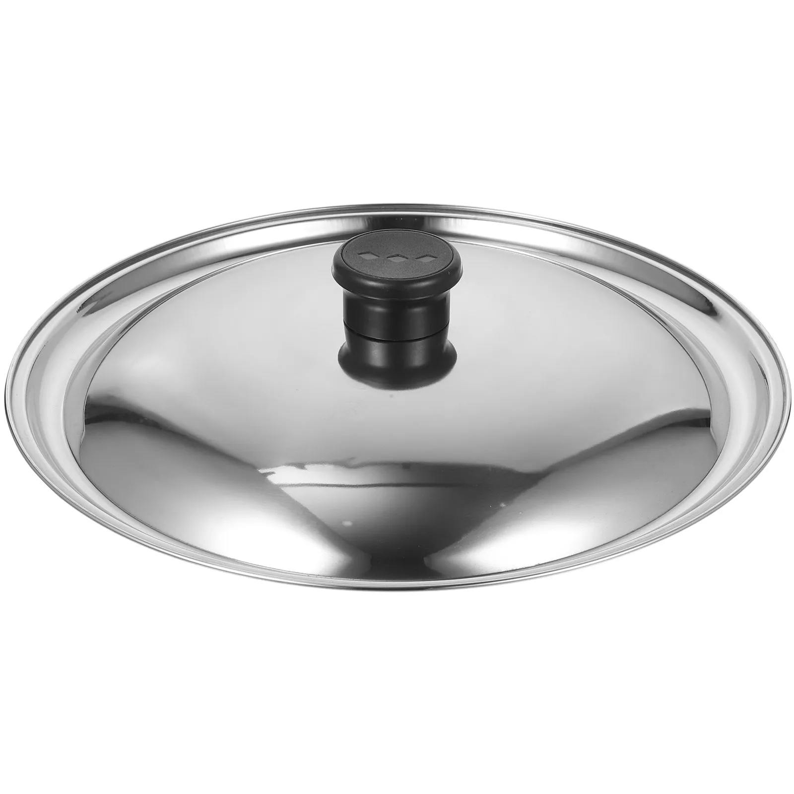 Premium Stainless Steel Universal Pot Lid Fits Most Cookware Frying Pan Cover Smooth Elegant Texture High Efficiency Kitchen