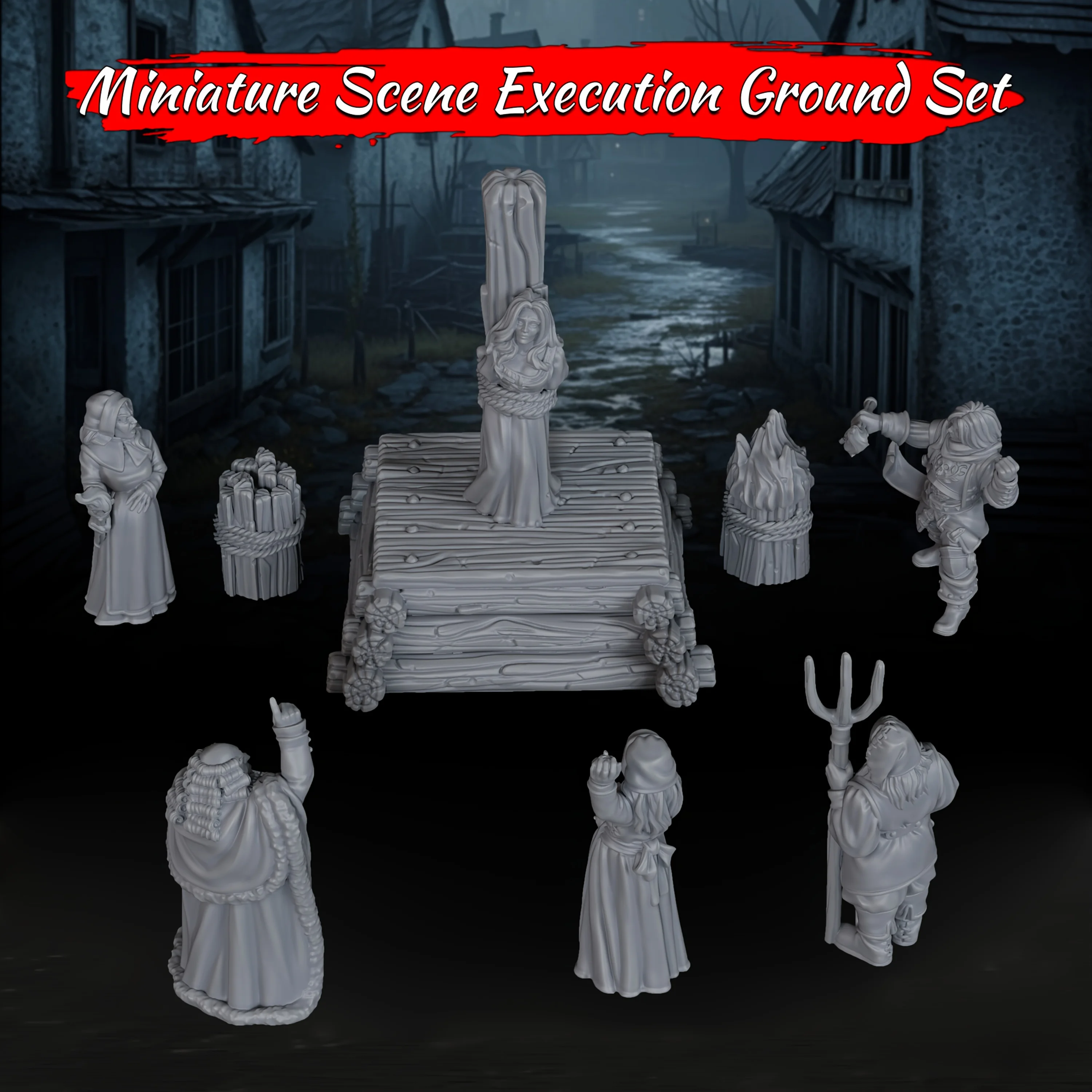 

RPG Execution Ground Miniatures - Dark Fantasy Terrain for Role-Playing Games | Tabletop Rpgs & Collector Showcase