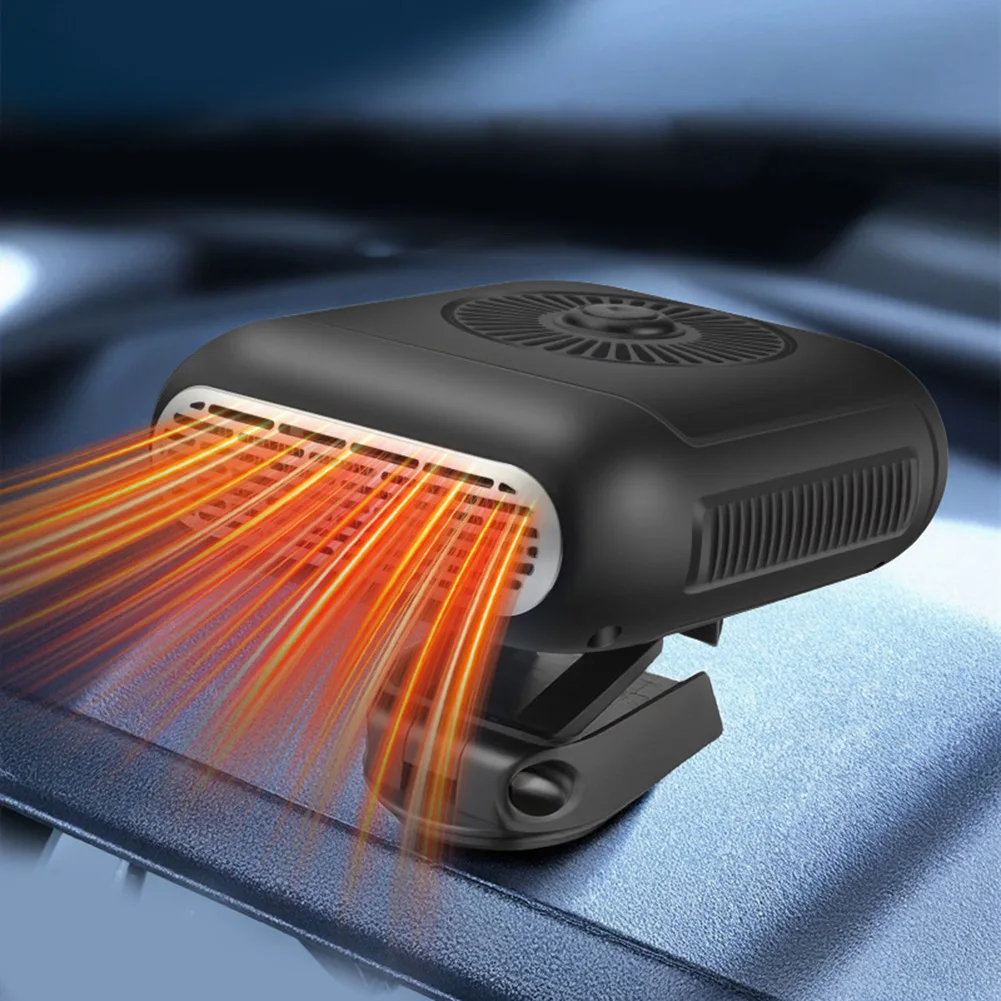 For Winter Driving Windshield Defogger Dashboard Heater Car Heater Black Low Noise Operation For Most Vehicles