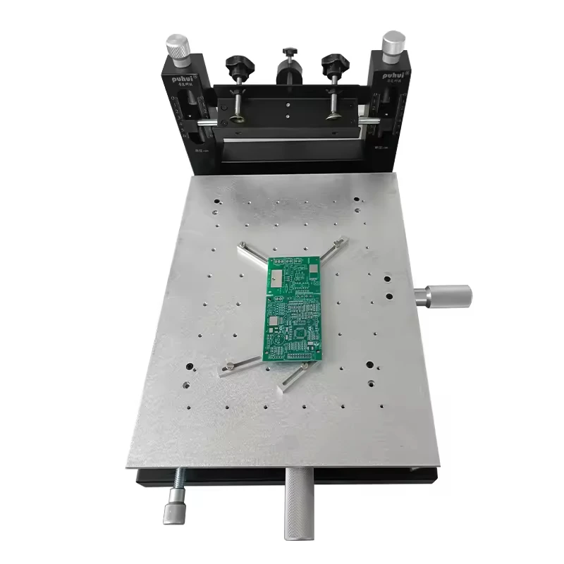 Precision Screen Printing Table The Operating Platform Rotates 30 Degrees And Flexibly Positions 270*370mm PCB Boards