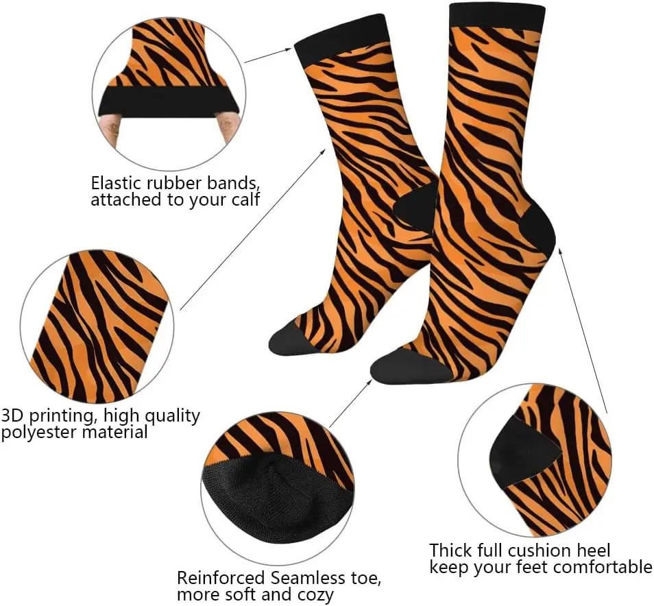 Colorful Cardiograms Funny Socks Health Curve Novelty Casual Crew Socks Contrast Color Design for Women Men Gift