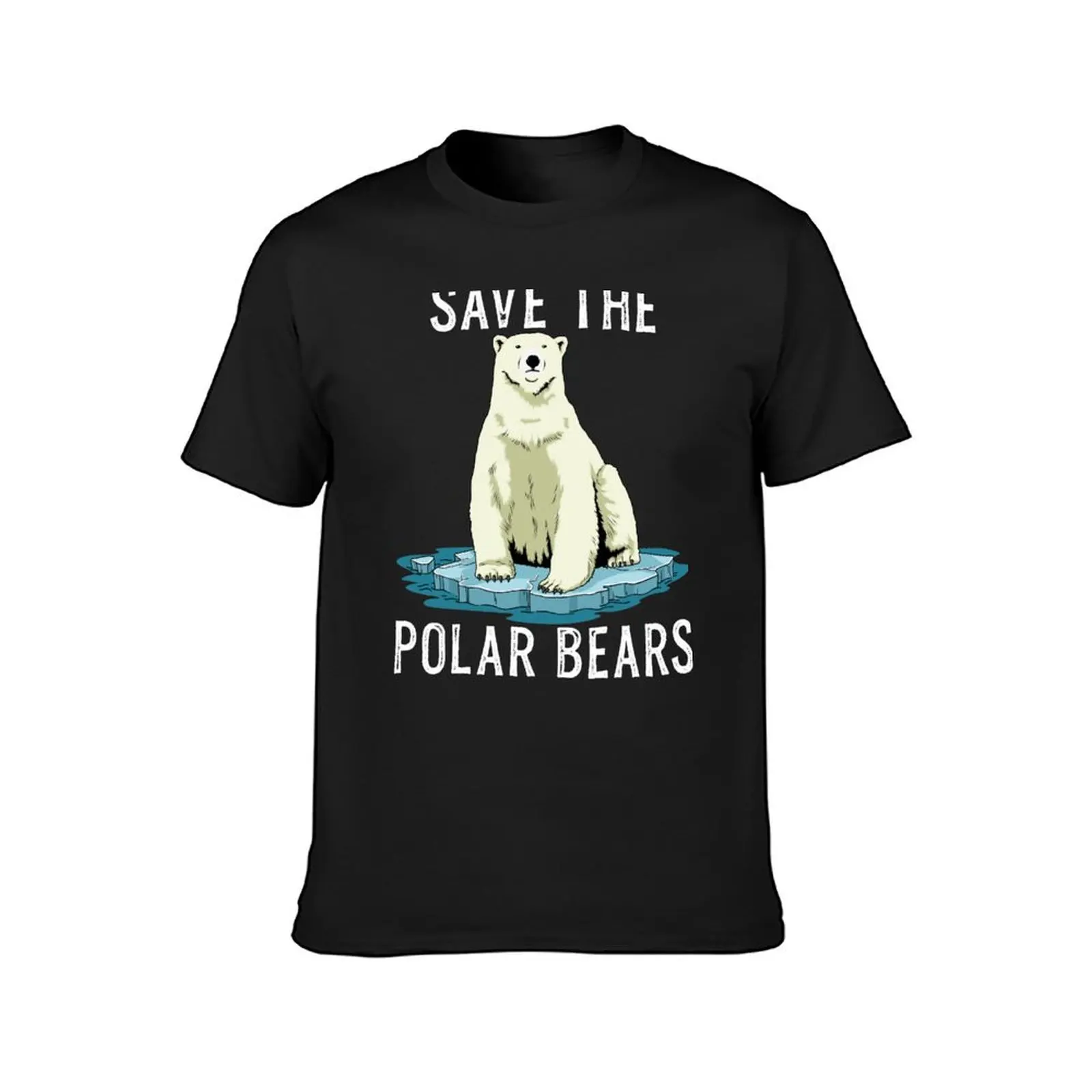 Save The Polar Bears Shirt Anti Climate Change Polar Bear T-Shirt vintage anime clothes men clothings