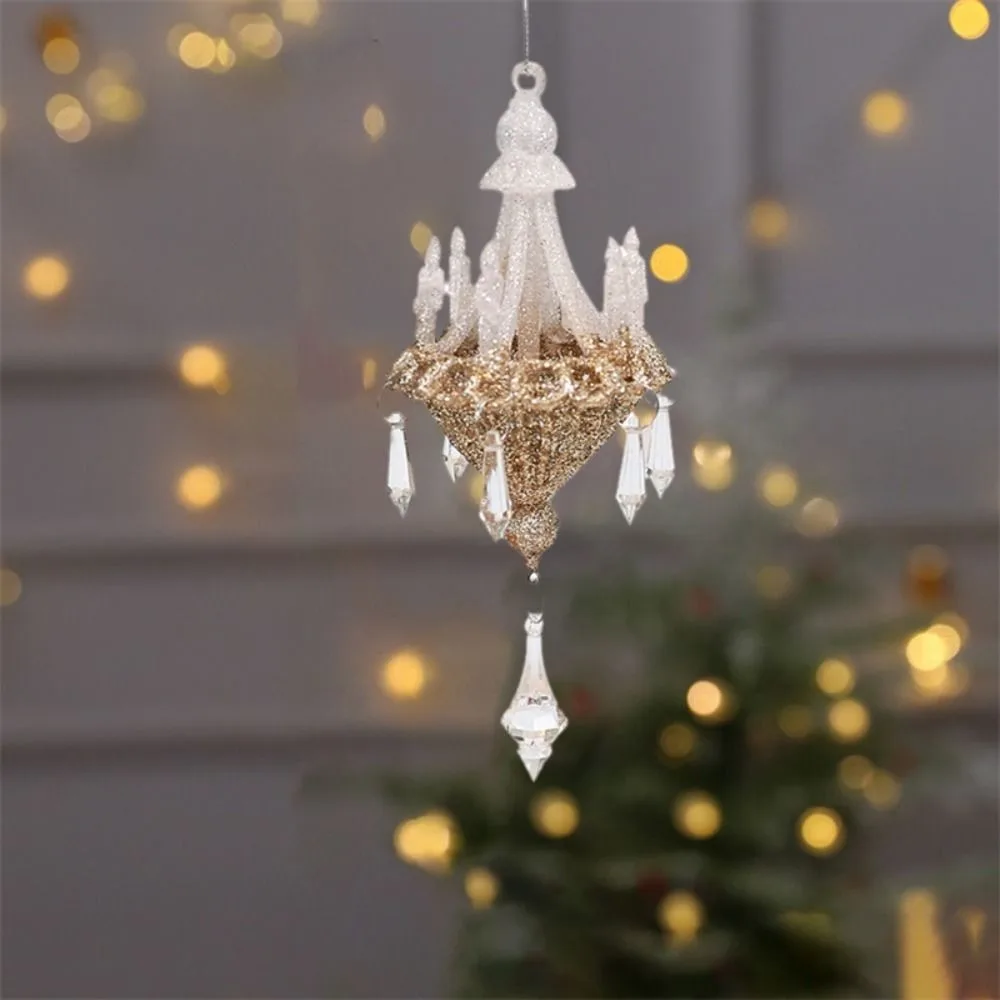 

Acrylic Christmas Crystal Chandelier Pendant Glitter Decorative Christmas Tree Ornaments Realistic Car Hanging Ornaments Mall