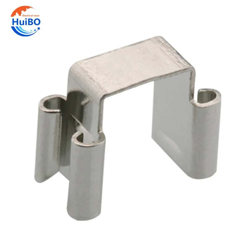 

50/100 шт. удлиненных пружинных клемм-вставок 6,3 мм, тип «мостик» с контактами для пайки на печатную плату, для электронных компонентов