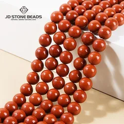 Natural Red Jasper Beads 3-12mm Semi-Finished Handmade DIY Bracelet Beads Accessories gemstone For Jewelry Making