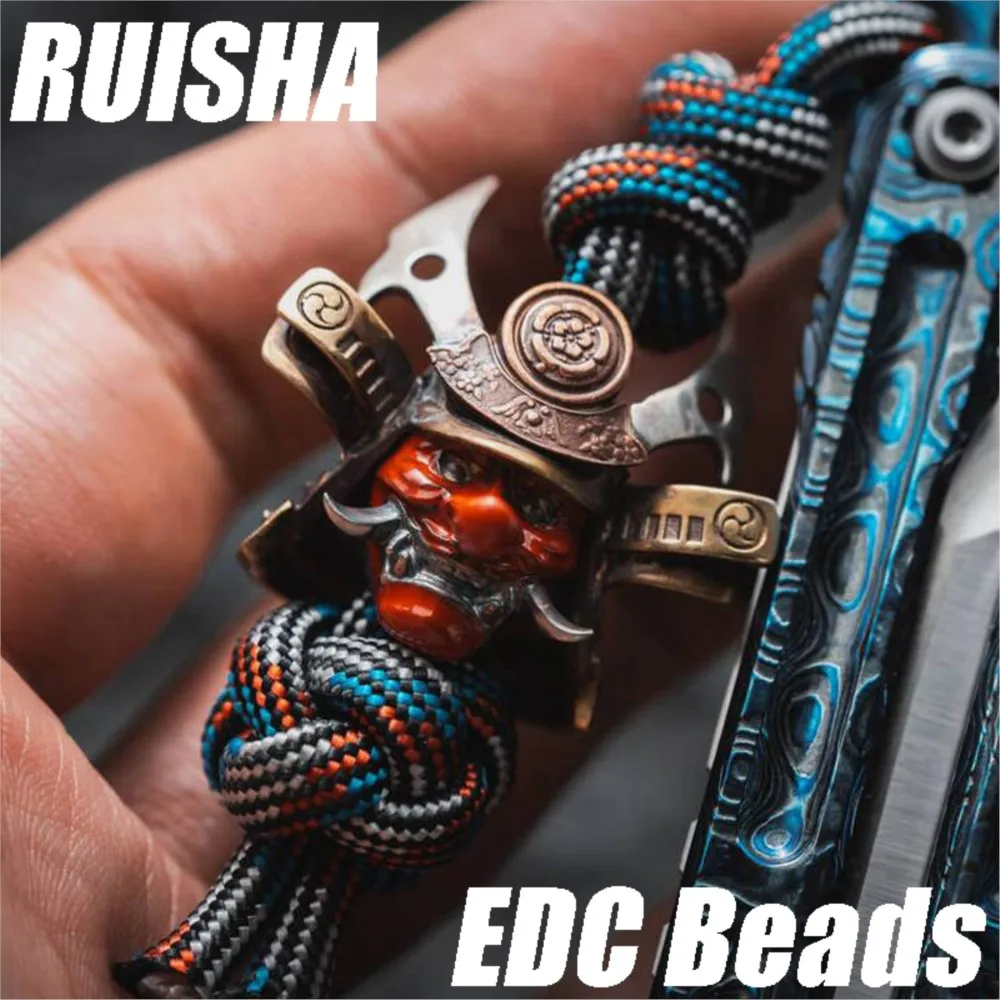 RUISHA EDC Beads Fidget Slider S925 Brass Copper Multi-material Spinner DIY Accessories