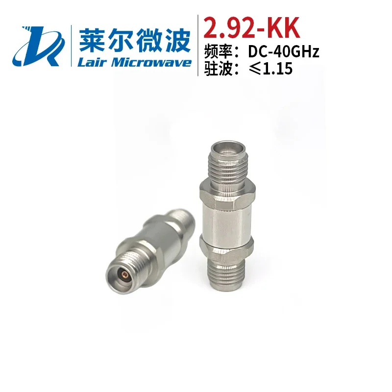 2026 Lyle Microwave, Test Grade Millimeter Wave RF Adapter 2.92mm-KK Female-to-Female Adapter