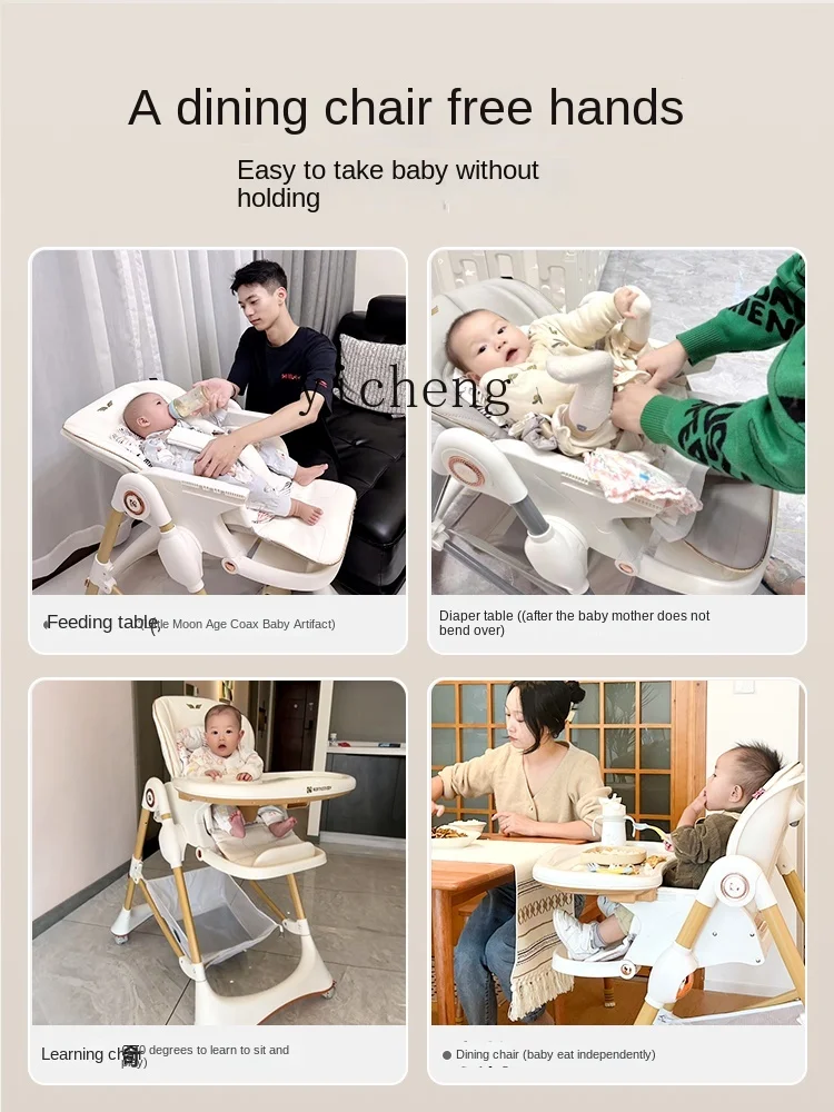 Chaise de Salle à Manger XL pour Bébé, Table et Chaise de Maison, Multifonctionnelle, Portable