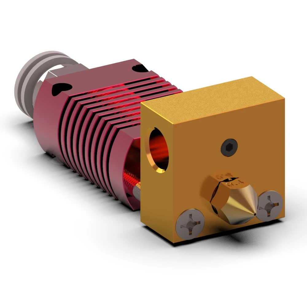 Drukarka 3D MK8 zmontowany blok grzewczy wytłaczarki w całości z metalu gorący koniec zestaw do CR-10/CR10/CR10S/Ender2/Ender3/Ender 5 drukarki Hotend