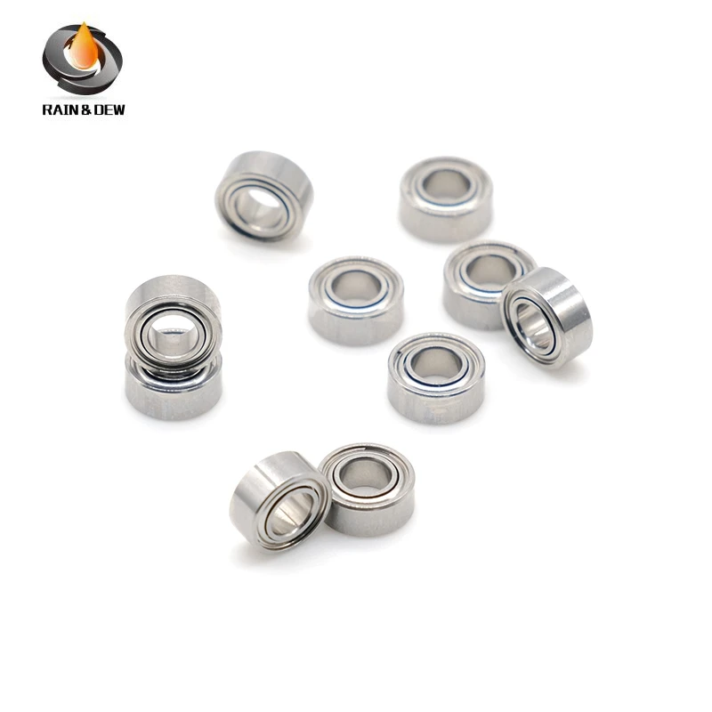 4Pcs SMR74ZZCB Ceramic Bearing  ABEC7 Stainless Steel Hybrid Si3n4 Without Grease Fast Turning  4x7x2.5 Mm