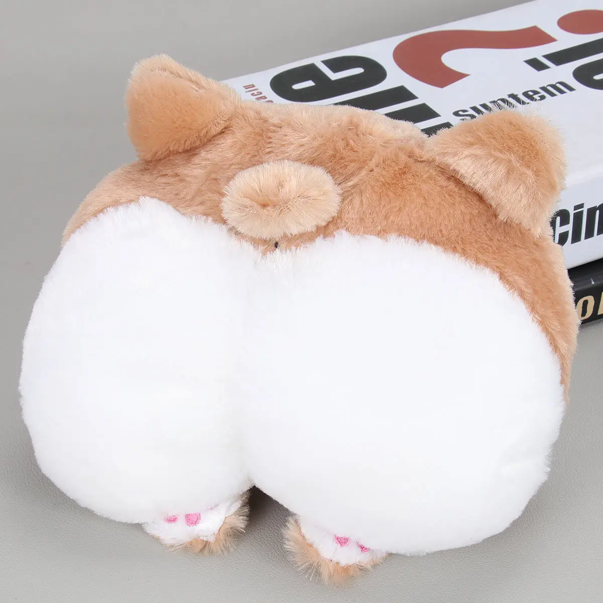 

Brown Corgi Butt Car Pillow Memory Support Neck Rest for Driving Long Trips Home Or Office Use Corgi Butt Pillows