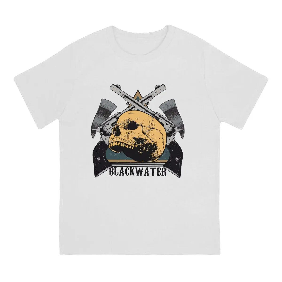 Blackwater T-Shirts for Men Agents Of Mayhem Funny Pure Cotton Tee Shirt Round Collar Short Sleeve T Shirt Summer Clothing