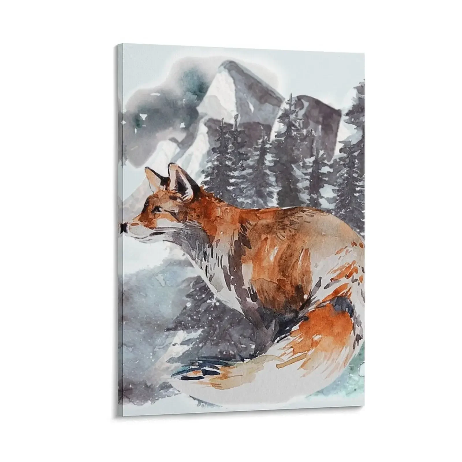 

Landscape with fox Canvas Painting Decoration wall art Posters on the wall home decor