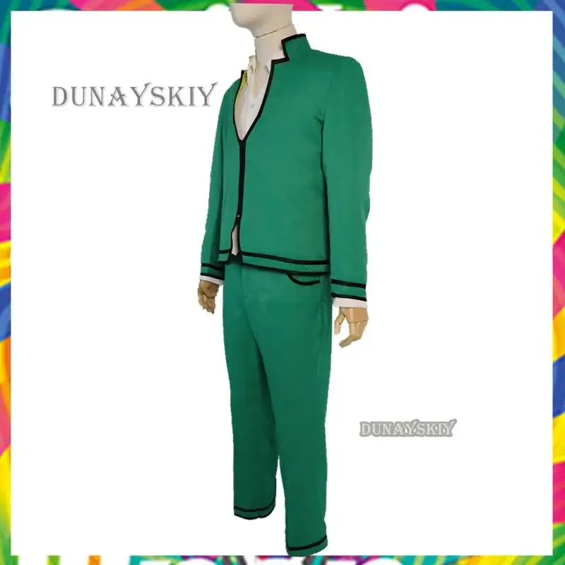 2025 yiyiAnime Kusuo No Sai-nan Costume Wigs Men Uniforms Glasses Headwear The Disastrous Life Of Saiki K.Cosplay