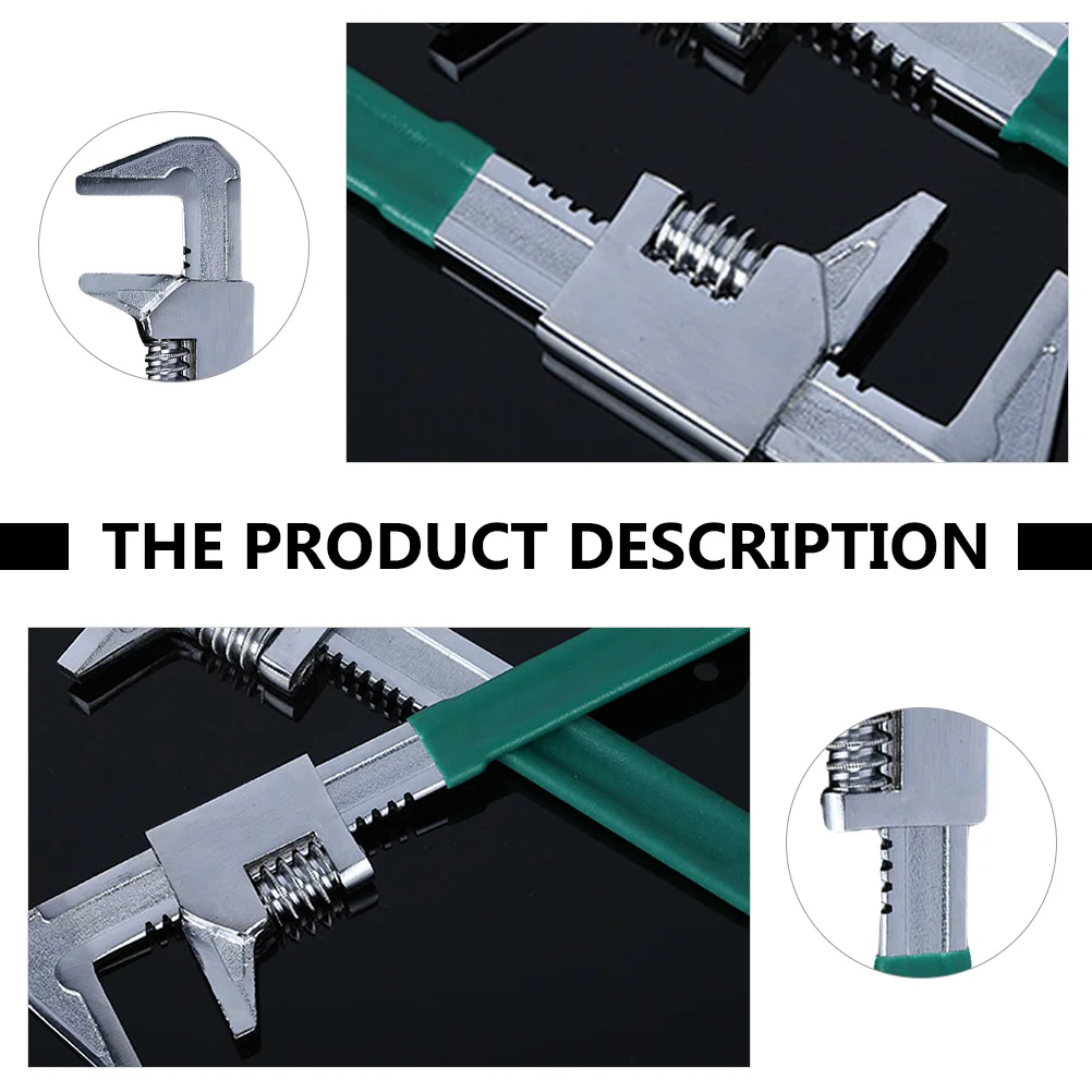 

1Pcs Metric F Type Wrench Right Angle Steel Spanner for Plumbing Maintenance Heavy Duty Non Slip Oil Proof Rugged Tool