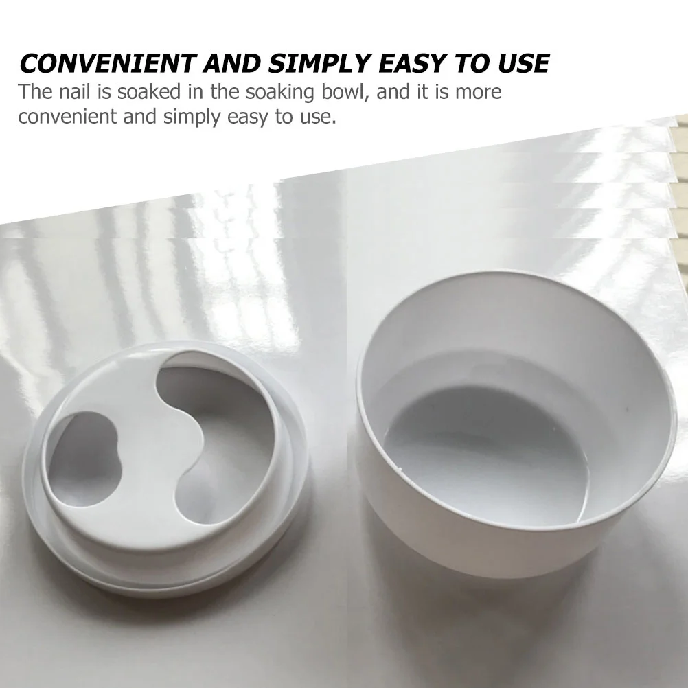 Tigela de imersão manual para manicure, 4 unidades, alta qualidade, para remoção de unhas falsas, arte em unhas, suprimentos para salão de beleza, faça você mesmo, não quebrando, adequado para a pele