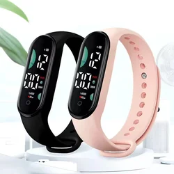 2025 New Sports Watch Fashion Electronic LED Digital Wristwatch for Women Casual Simple Silicone Touch Waterproof Bracelet Clock