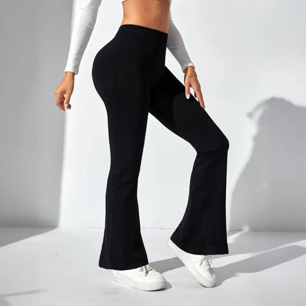 

Модные спортивные штаны для йоги с v-образной талией, эластичные спортивные леггинсы для фитнеса с высокой талией, дышащие бесшовные леггинсы для йоги для похудения, бег