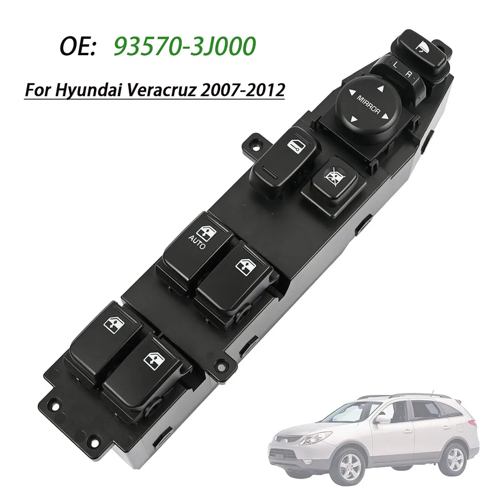 

Для Hyundai Veracruz 2007-2012 со стороны водителя, левый передний электрический главный переключатель окна, кнопка подъема 935703J000WK 93570-3J000