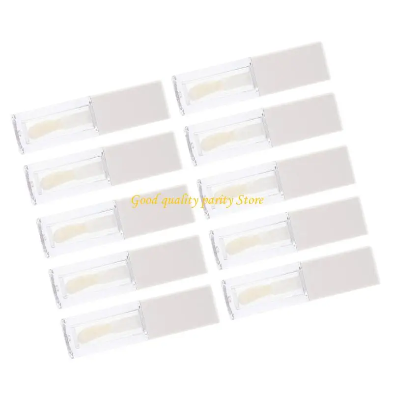 M4YA Tubos brillo labios vacíos Tubos bálsamo labial recargable Tubo labios portátiles Tubo labio Viajamiento