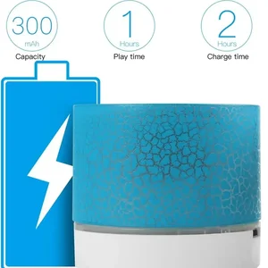 Mini Motion Bluetooth wireless speaker with LED lights, stereo super bass, rechargeable, portable, outdoor, small, tf 10 Main Sales Music Box - №6