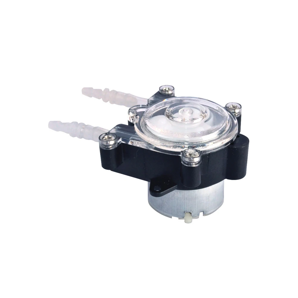 

6V 65-150ml/min High-Flow Peristaltic Pump Miniature Dosing Pump Peristaltic Hose Pump for Lab Aquarium Chemical Analysis Liquid