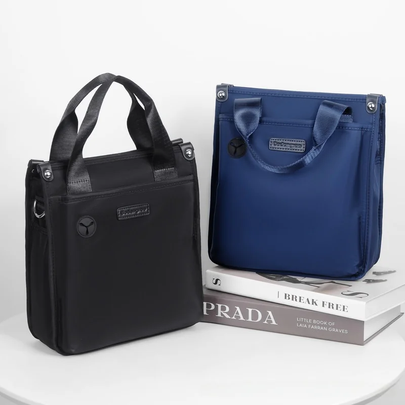 Холщовая сумка через плечо из ткани быка, мужская сумка на одно плечо, Sli, корейская мода, небрендовая, лето 2029, нейлоновый материал