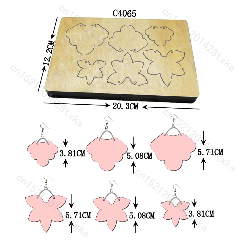 New earring Wooden Dies Cutting Die Scrapbooking C4065 Multiple style