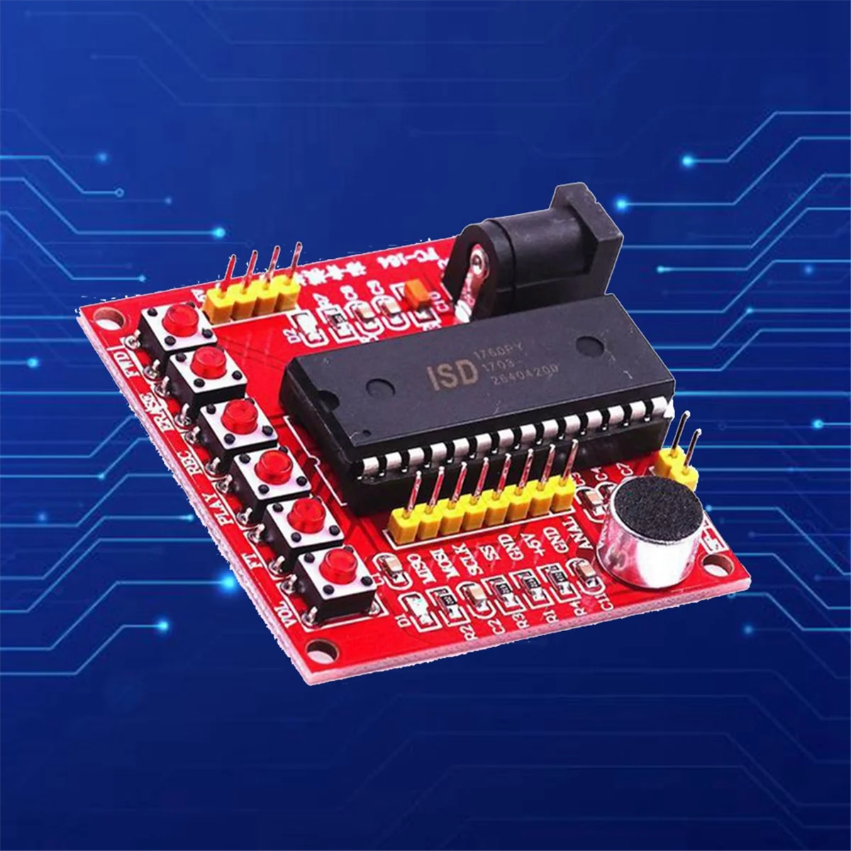 وحدة تسجيل الصوت من سلسلة ISD1700 الفعالة وحدة مكبر كهربائي