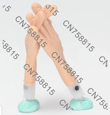 Freely Movable Mini Moldable Silicone- Left and Right Hands Pair,Stop-motion Animation Doll Silicone